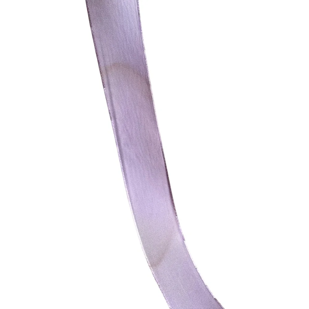 VTG Unbranded Lavender Satin Ribbon‎ 1 Inch 21/2 Yards READ!